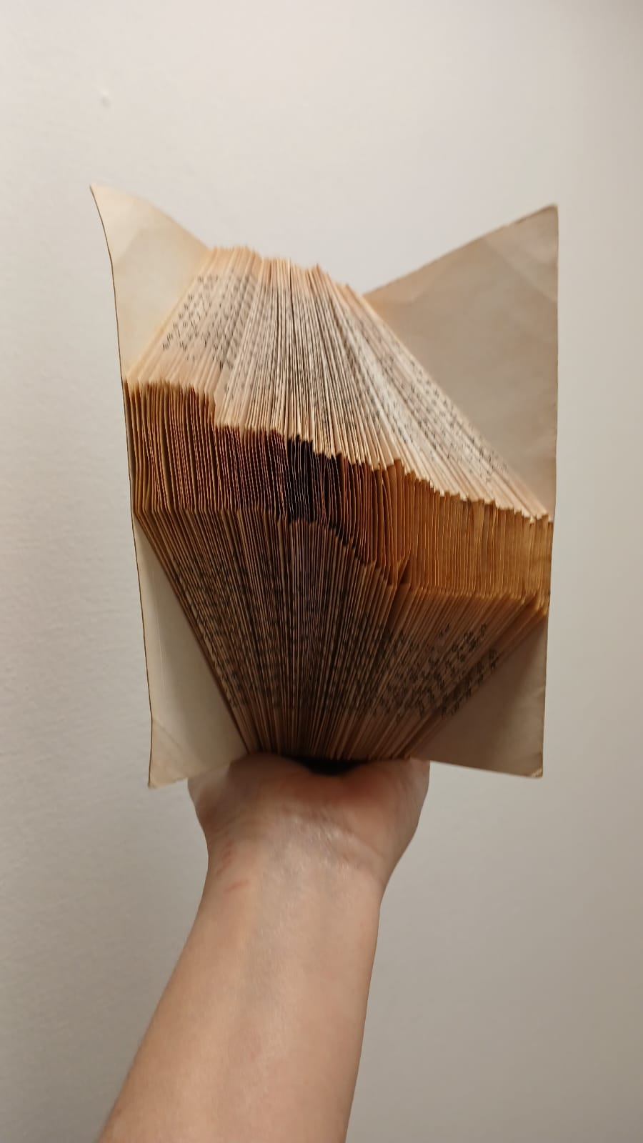 TALLER BOOKFOLDING ... TRANSFORMANDO LIBROS EN ARTE BY OLGA CARTONERA
