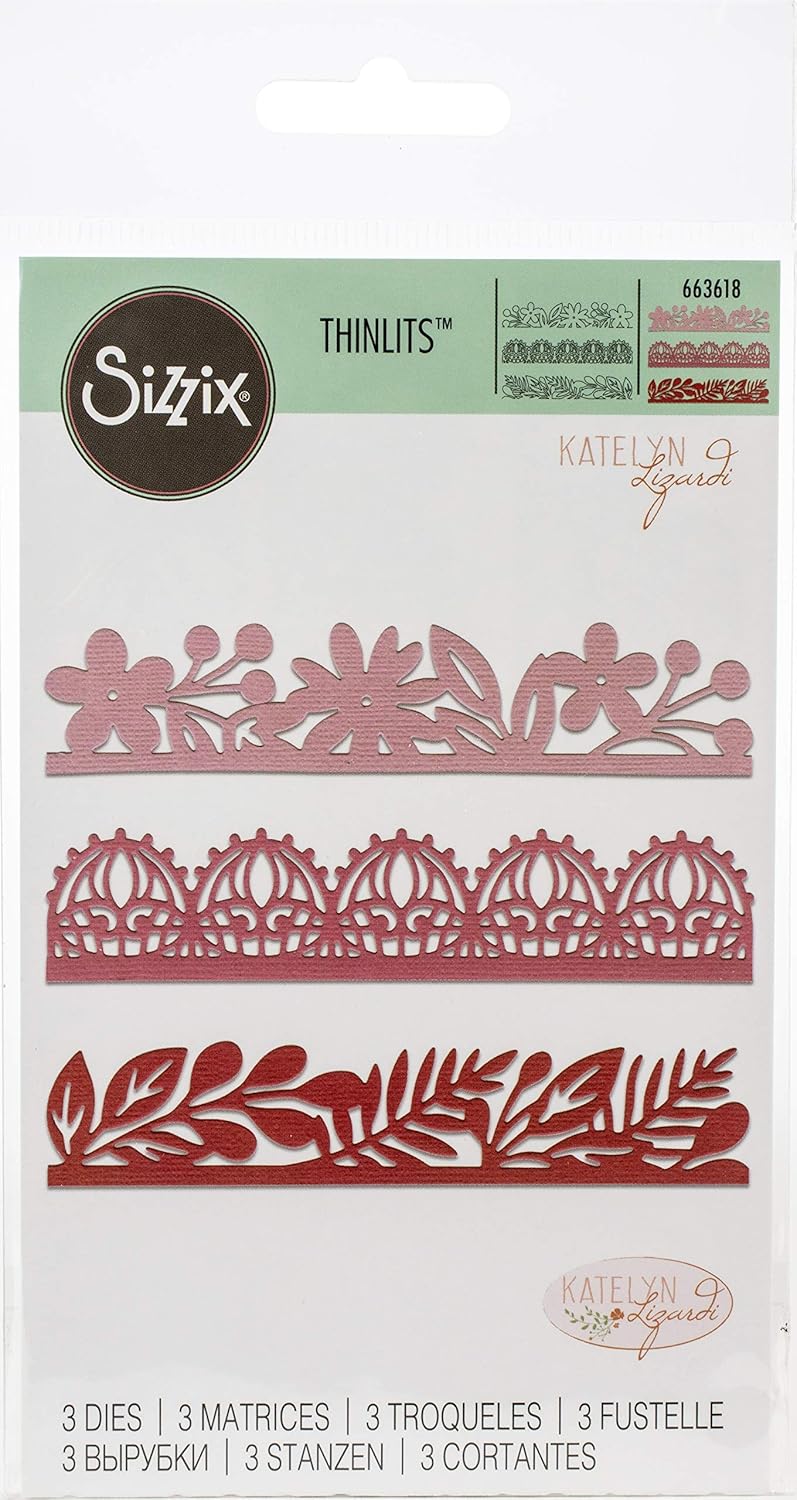 MATRIZ-TROQUEL THINILITS DE CORTE LADOS DECORATIVOS SIZZIX