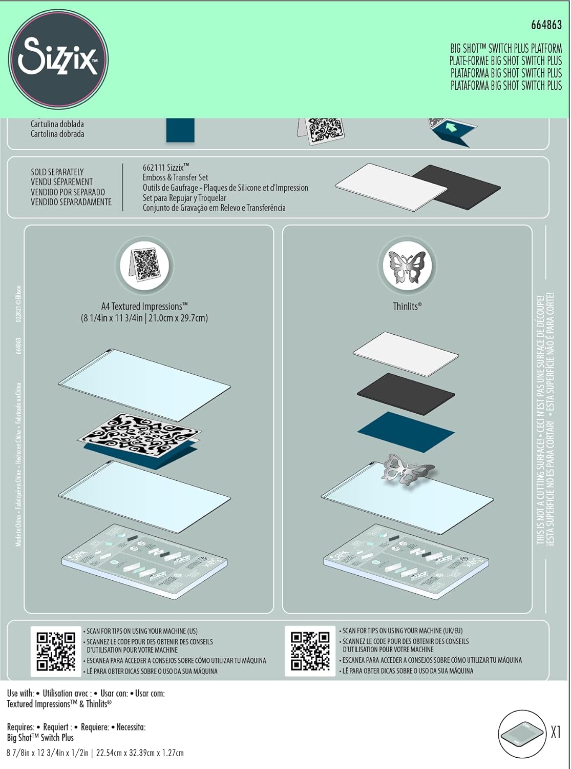 ACCESSORIO PLATAFORMA SWITCH SIZZIX