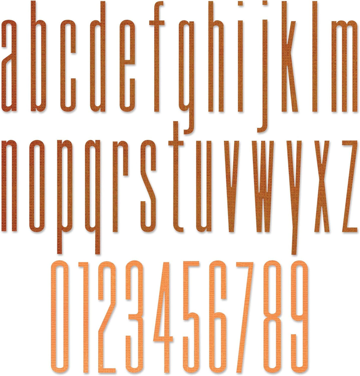 MATRIZ-TROQUEL ALFANUMERICOS SIZZIX