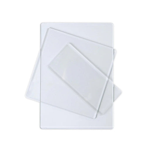 ACCESORIOS ACRILICOS  PARA BIG SHOT SET DE 3 TAMAÑOS SIZZIX