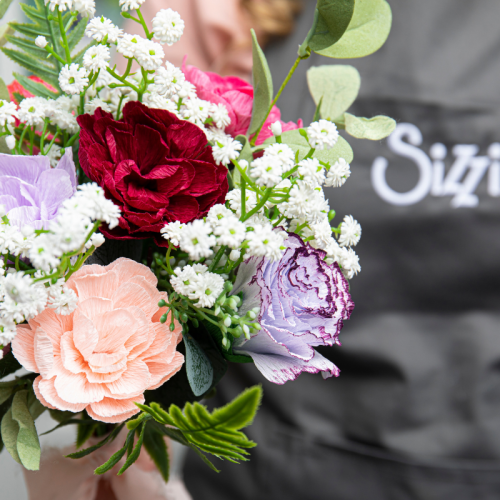 MATRIZ-TOQUEL CORTE FLOR POMPOM SIZZIX