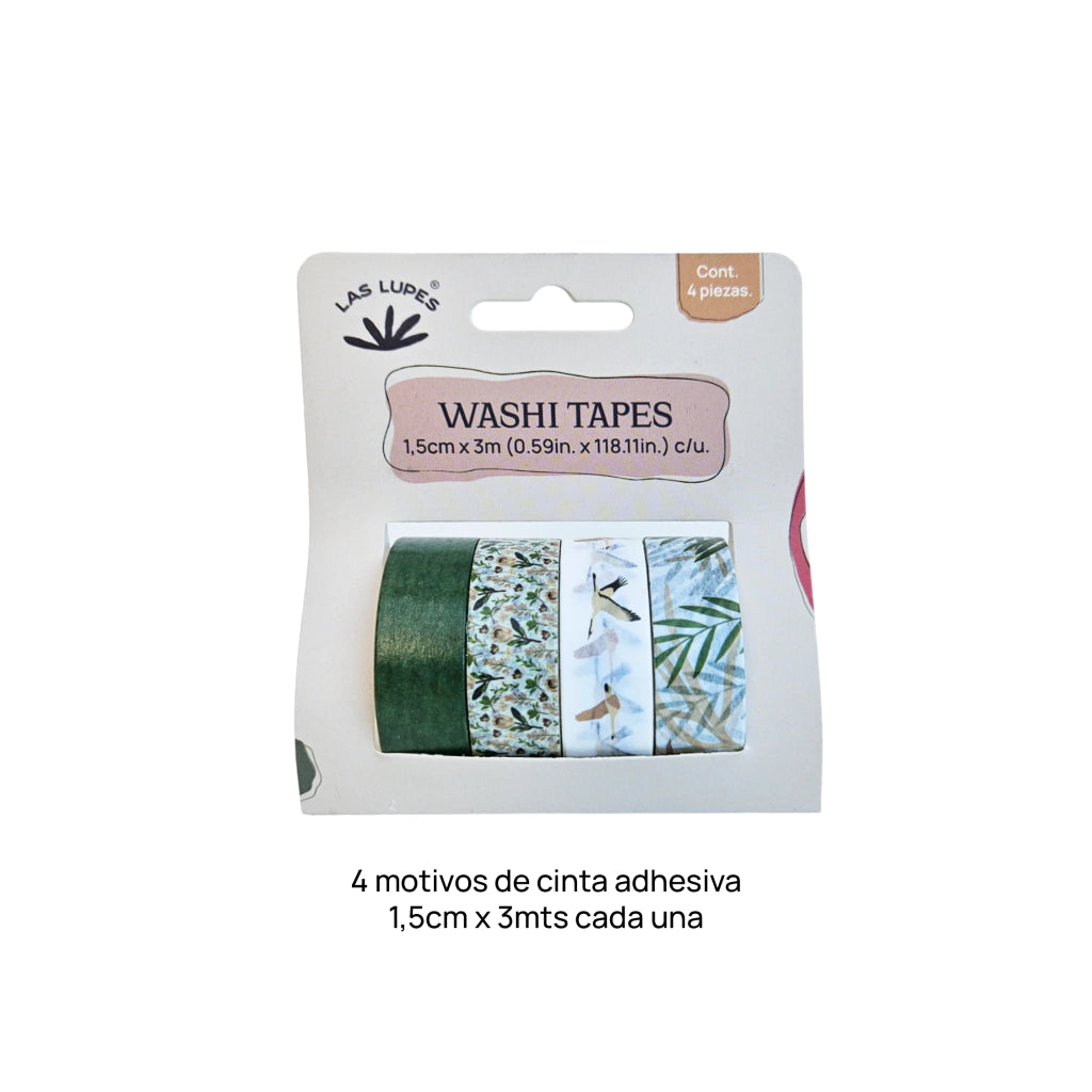 SET DE WASHI TAPE LAS LUPES