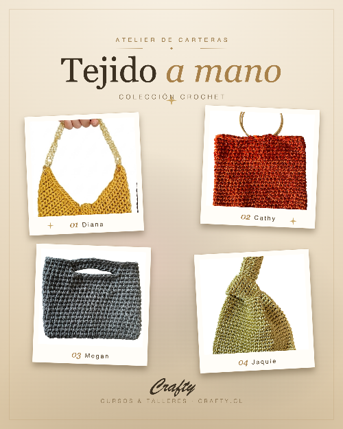 TALLER DE CARTERA A CROCHET by MAIKA