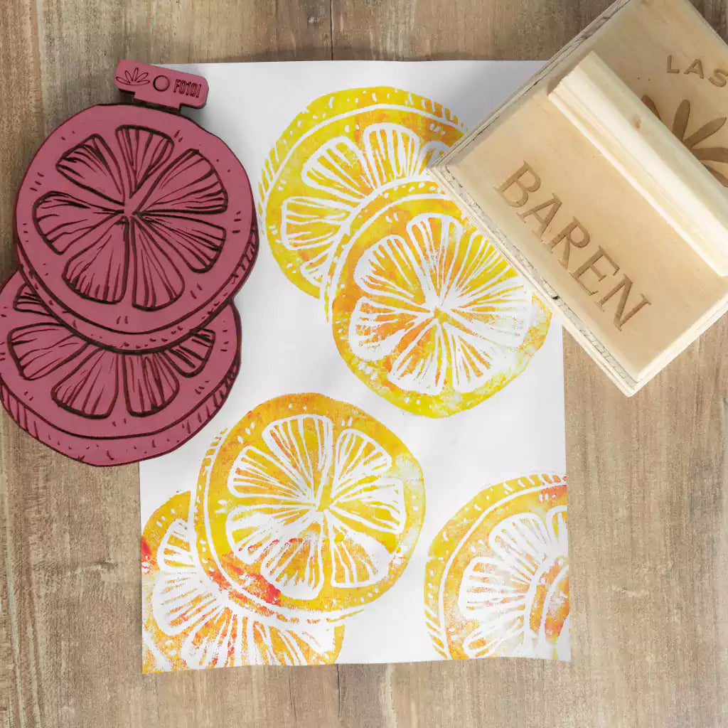 SELLO O TIMBRE CITRICO VARIOS DISENOS LAS LUPES