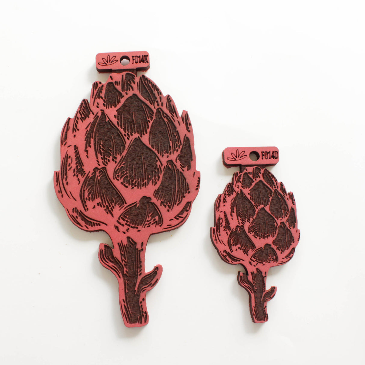 SELLO O TIMBRE ALCACHOFAS  CON 2 TAMANOS LAS LUPES