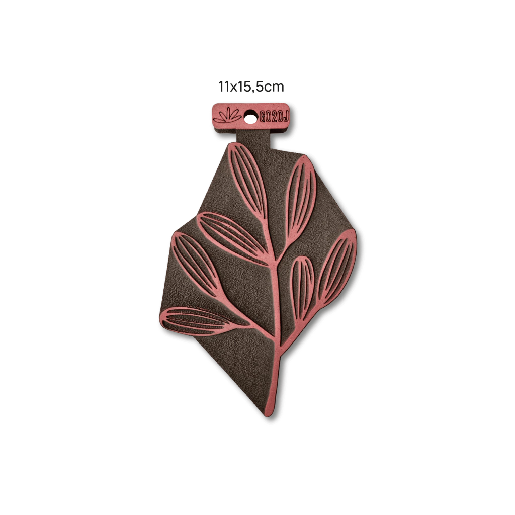 SELLO O TIMBRE HOJAS Y RAMAS LAS LUPES