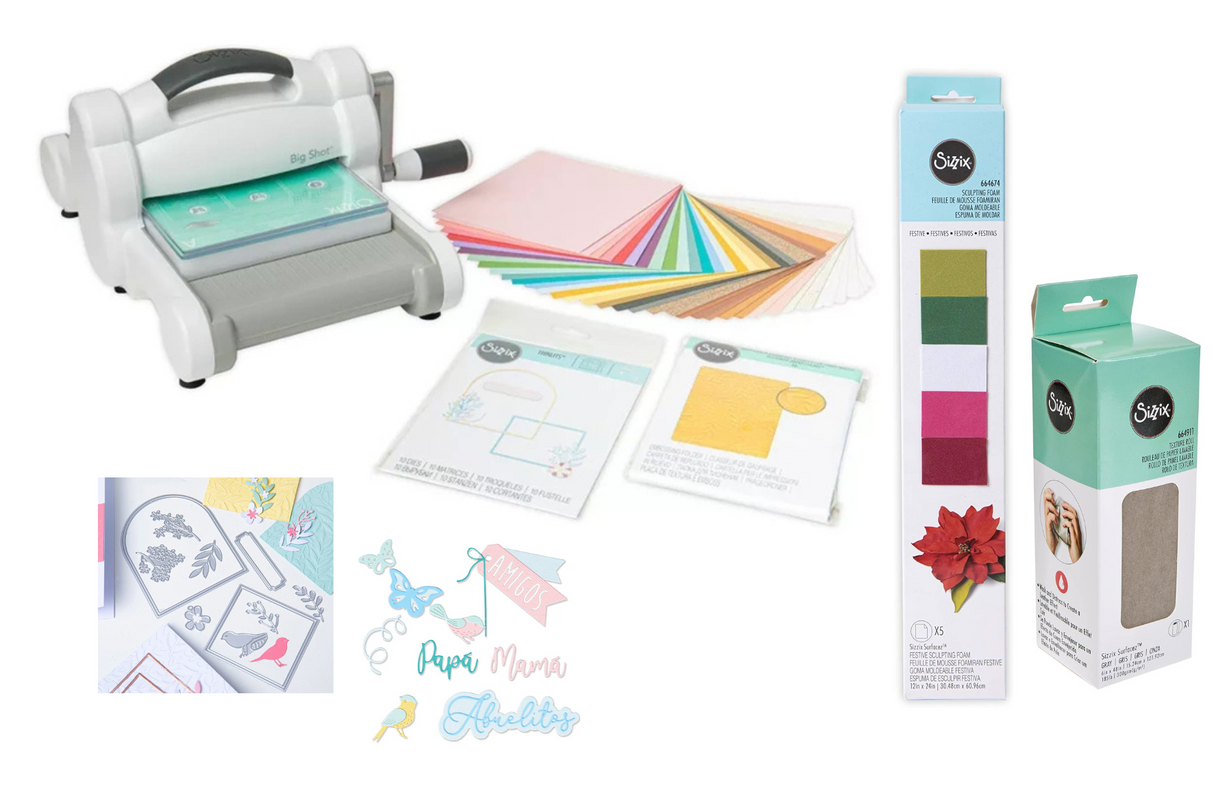 KIT BIG SHOT (TROQUELADORA MANUAL) CON MATRIZ SIZZIX