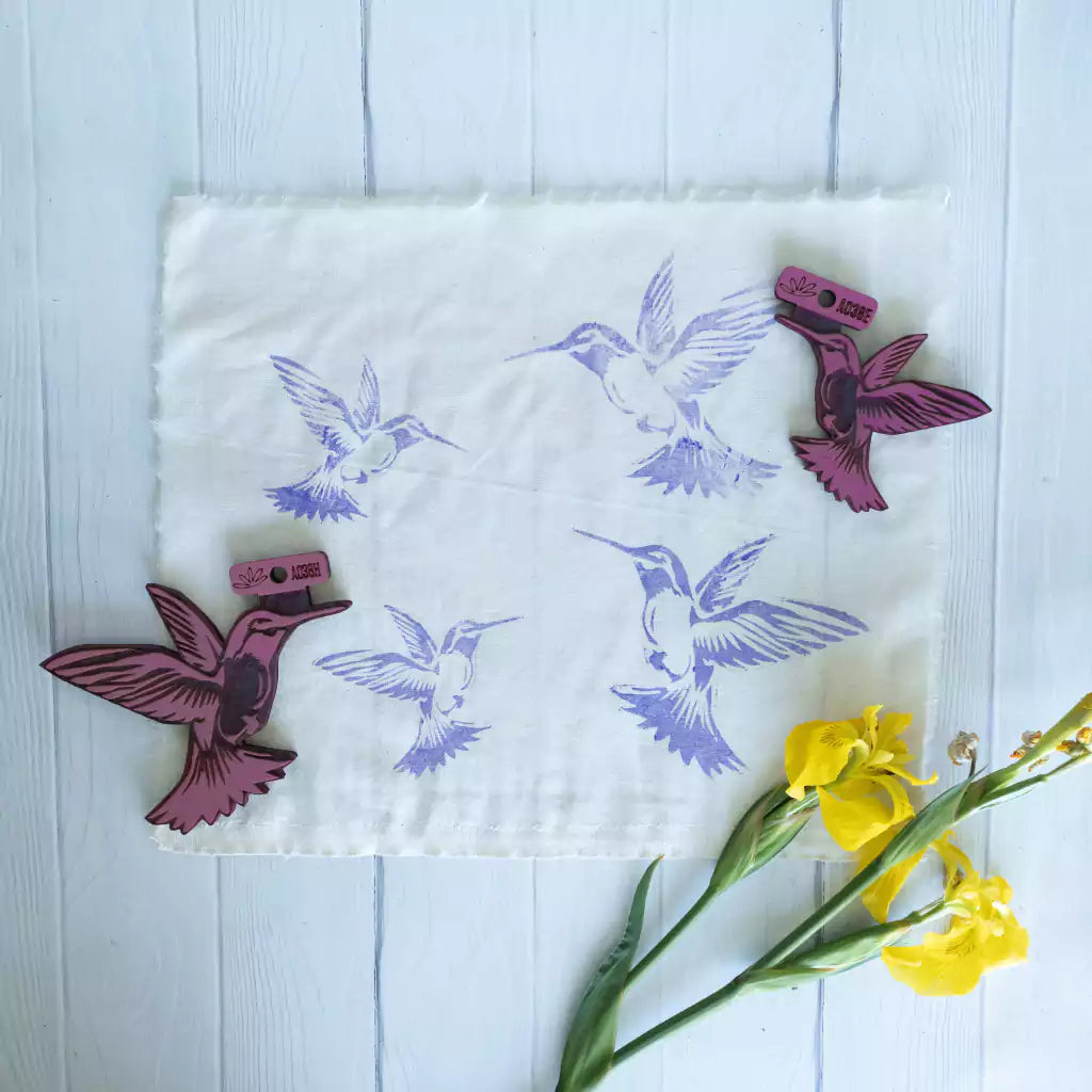 SELLO O TIMBRE PAJAROS LAS LUPES