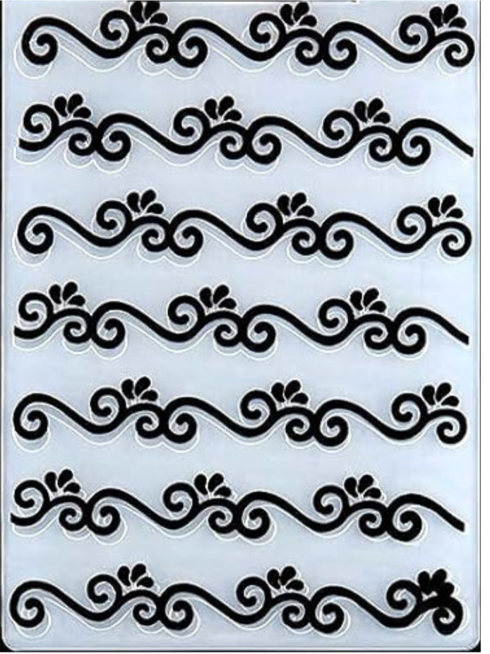 EMBOSSING FOLDER (PLANTILLAS DE RELIEVE) 10*15cm CRAFTYDIY