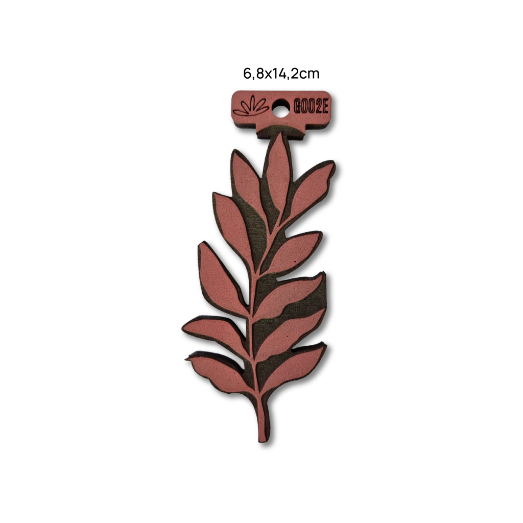 SELLO O TIMBRE HOJAS Y RAMAS LAS LUPES