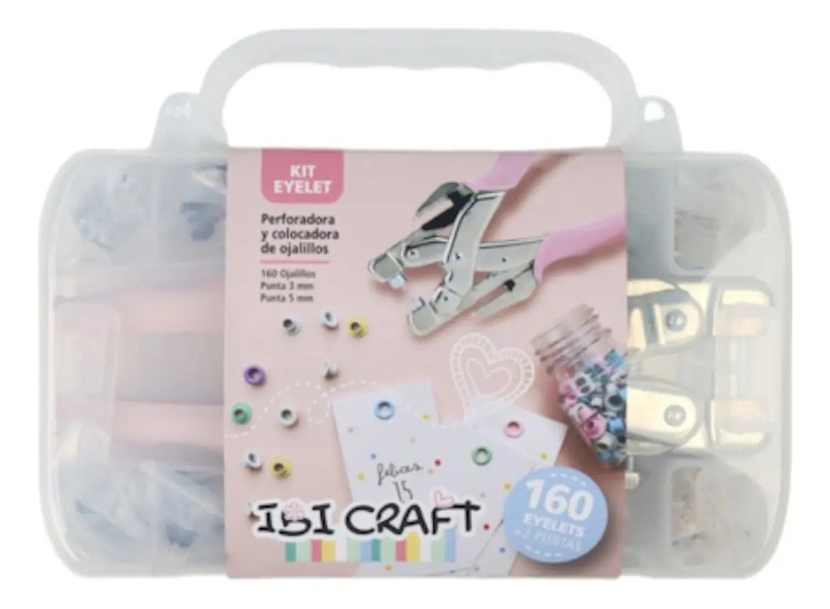 SET PERFORADORA Y OJETILLOS IBICRAFT