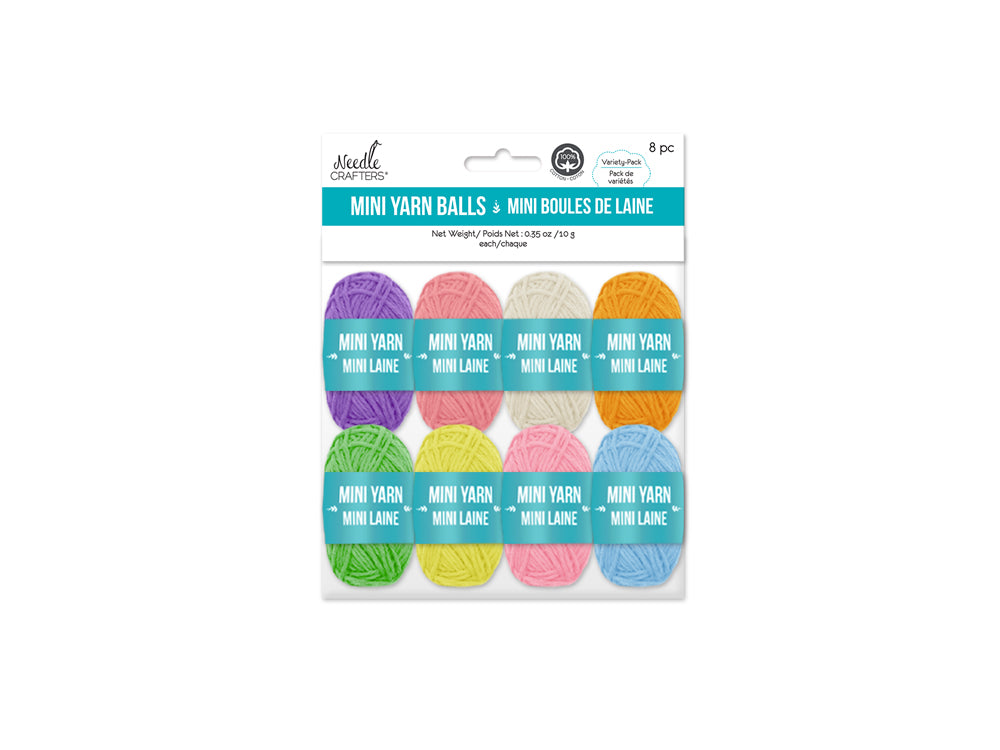 PACK DE 8 MINI LANAS MULTICRAFT