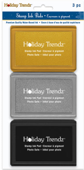 SET DE TINTAS EN PACK DE 3 COLORES HOLIDAYMULTICRAFT