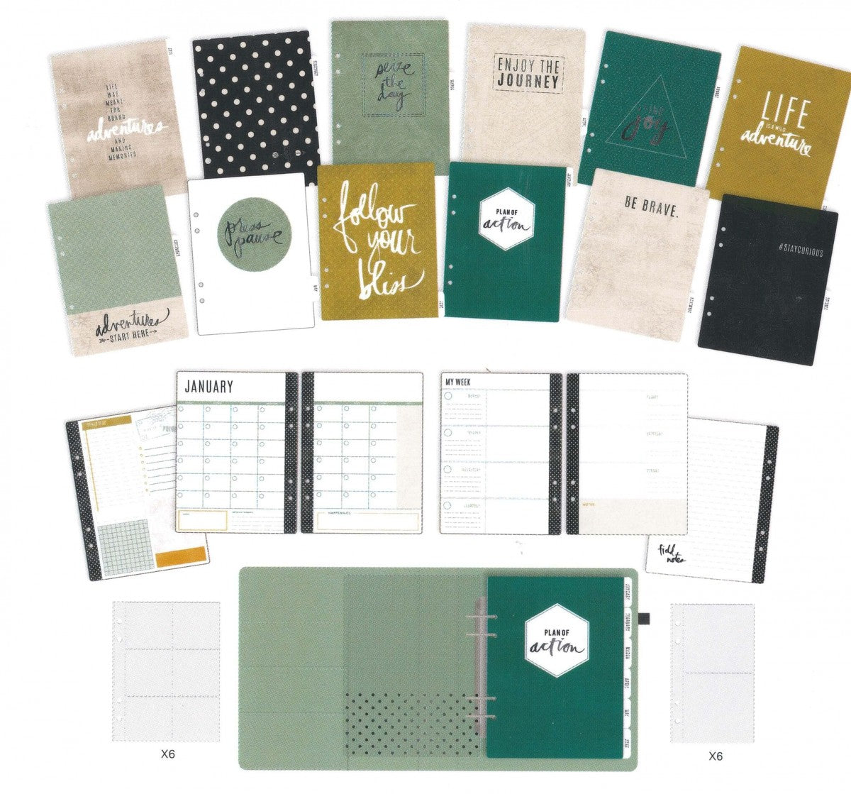 PLANNER BLACK&WHITE HEIDI SWAPP