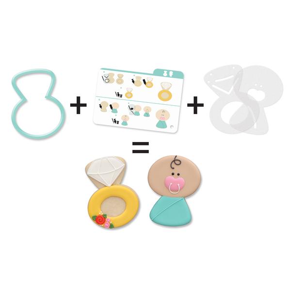 SET DE CORTADORES DE GALLETAS EVENTOS SUGARBELLE