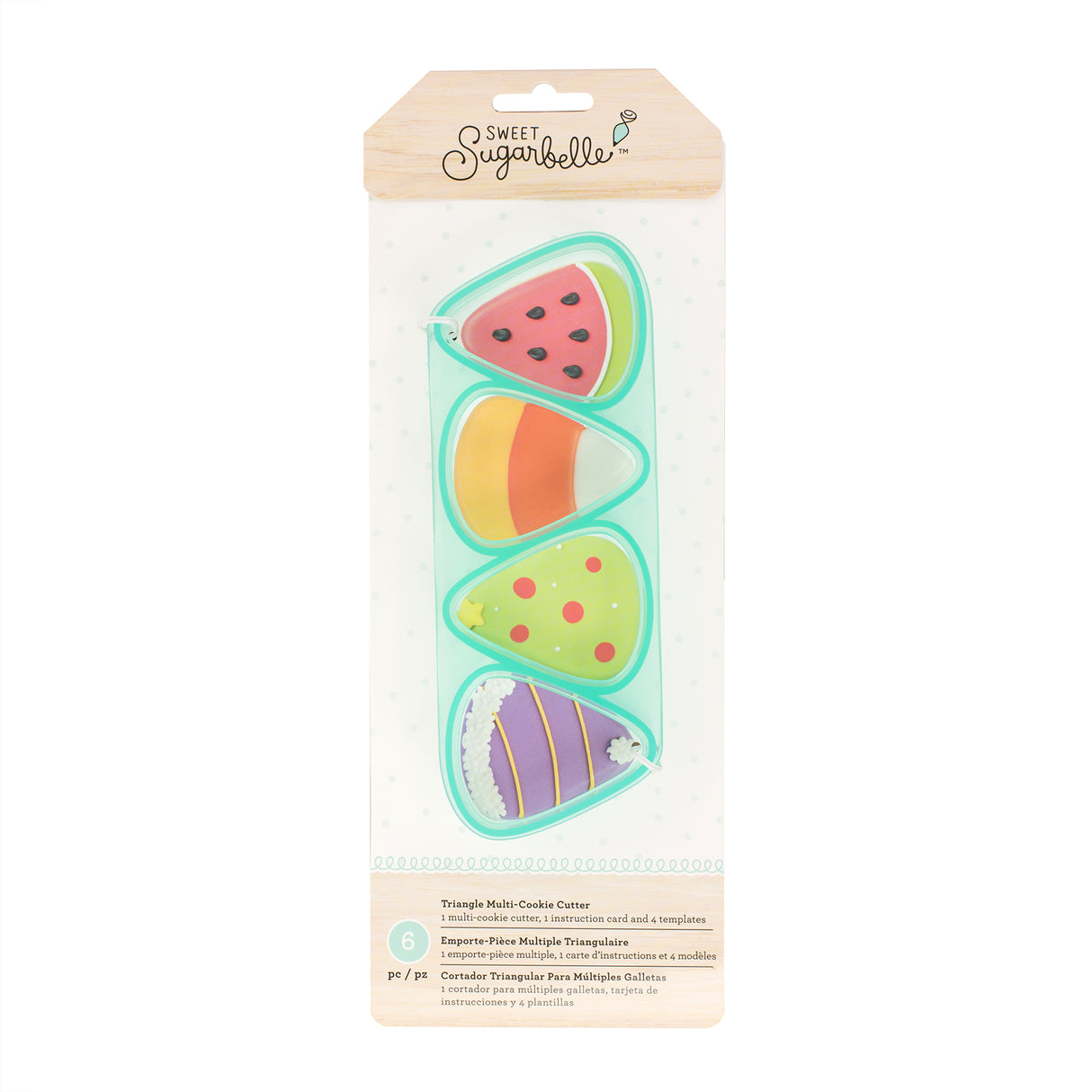 CORTADOR MÚLTIPLES MINI TRIANGULOS PARA GALLETAS SUGARBELLE