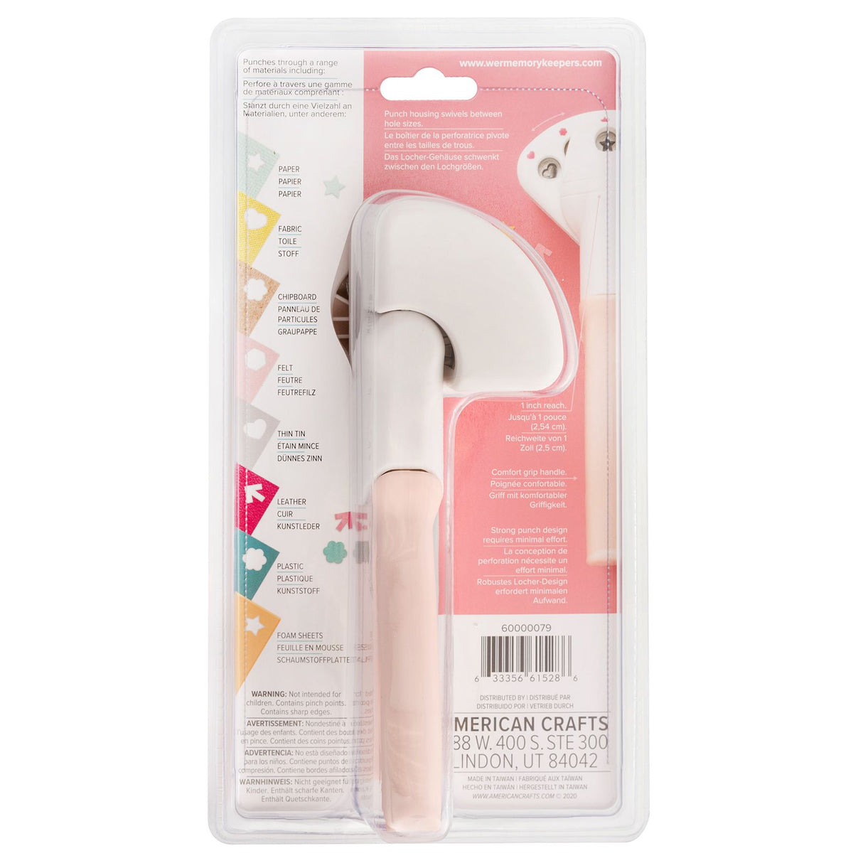 CROP-A-DILE POWER PUNCH DECORATIVE PERFORADOR WERMEMORY