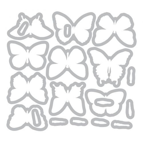 MATRIZ-TROQUEL FRAMELITS BELLAS MARIPOSAS SIZZIX