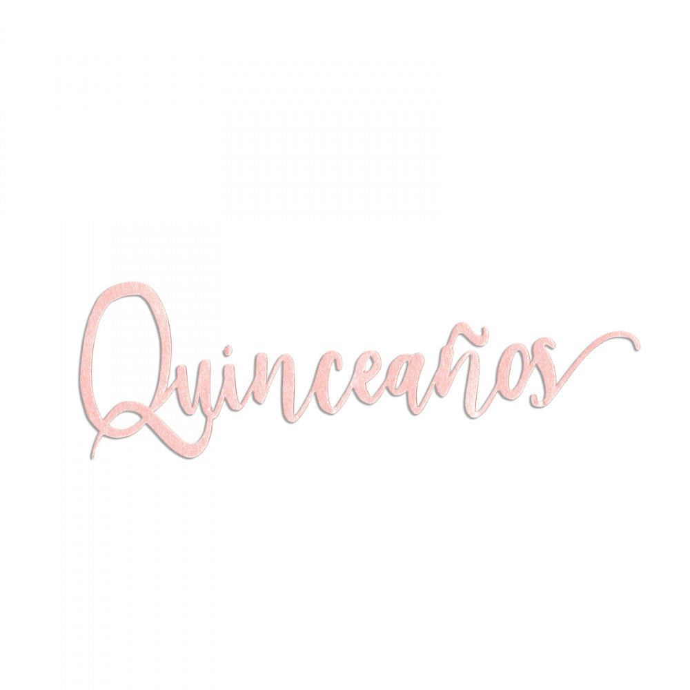 MATRIZ-TROQUEL CORTE THINLITS PALABRA QUINCEAÑOS SIZZIX