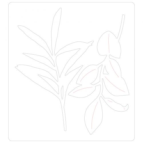 MATRIZ-TROQUEL BIGZ RAMAS TROPICALES SIZZIX