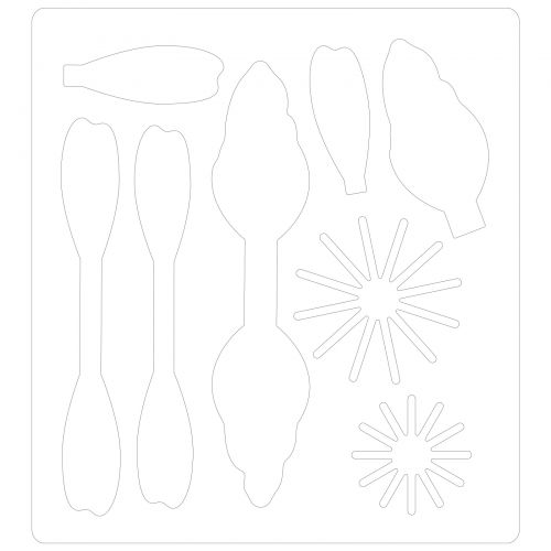 MATRIZ-TROQUEL BIGZ BROTES VERANIEGOS SIZZIX