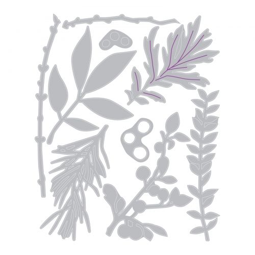 MATRIZ-TROQUEL THINILITS DE CORTE HOJAS/RAMAS SIZZIX