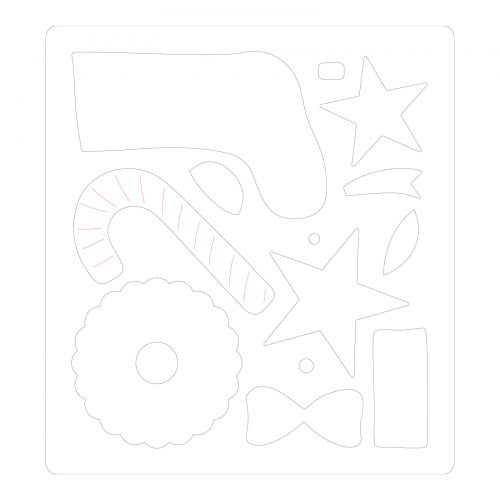 MATRIZ-TROQUEL BIGZ ELEMENTOS DE NAVIDAD SIZZIX