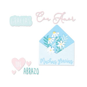 MATRIZ-TROQUEL THINILITS "CON AMOR" SIZZIX