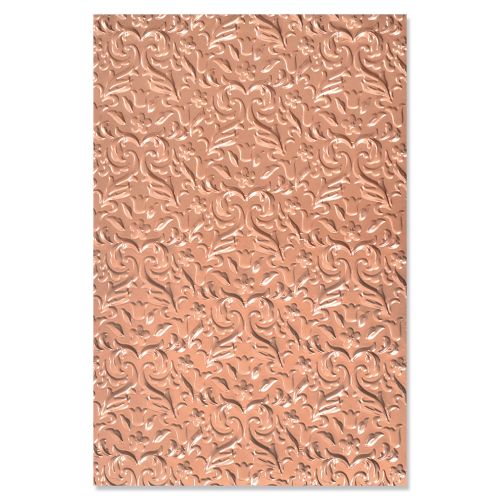 EMBOSSING FOLDER FLORAL SIZZIX (PLANTILLAS DE RELIEVE)