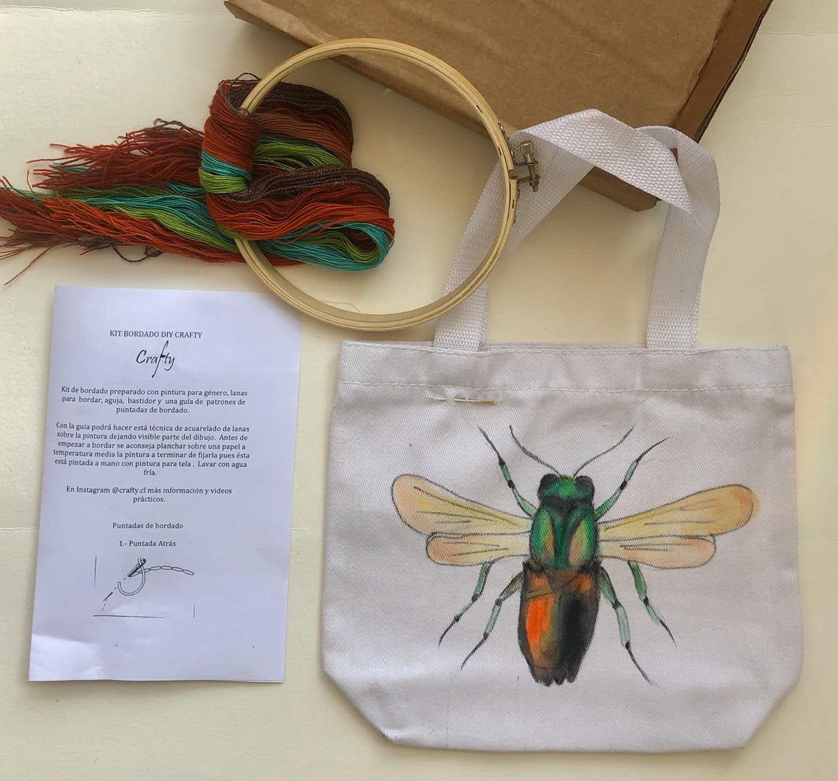 KIT DE BORDADOS CRAFTY DIY