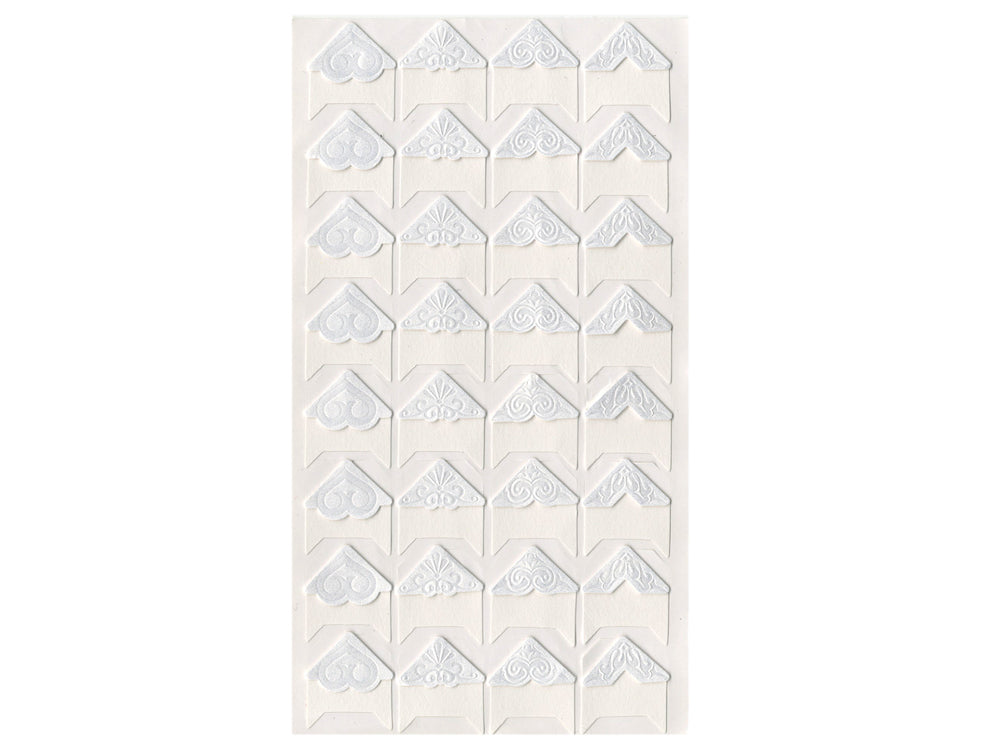 ESQUINEROS DECORATIVOS BLANCO BRILLANTE  FOR EVER IN TIME