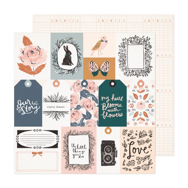 COLECCION PAPELES FRESH BOUQUET CREATE PAPER - CHARMED