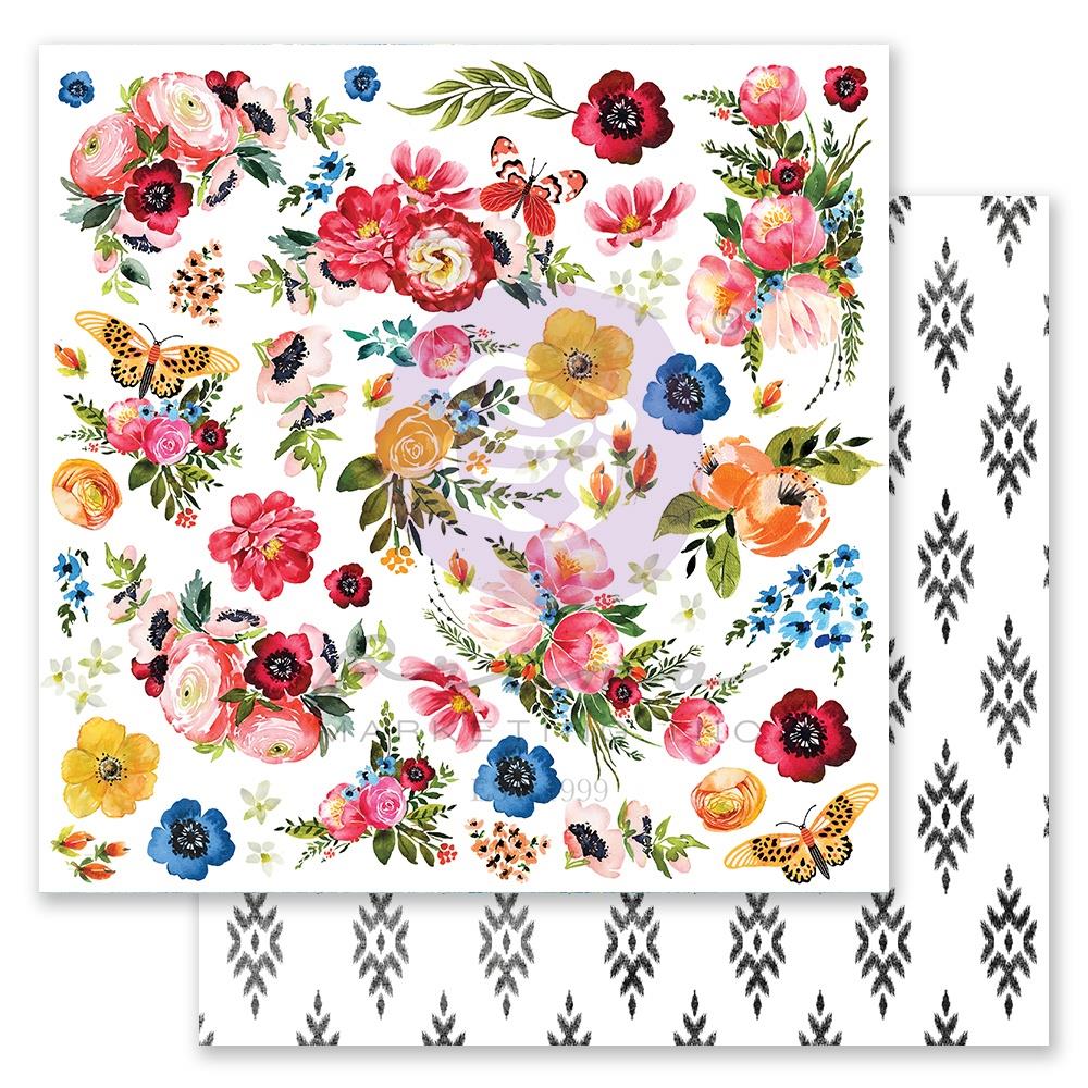 COLECCION PAPELES PAINTED FLORAL PRIMA - ALL THE FLOWER