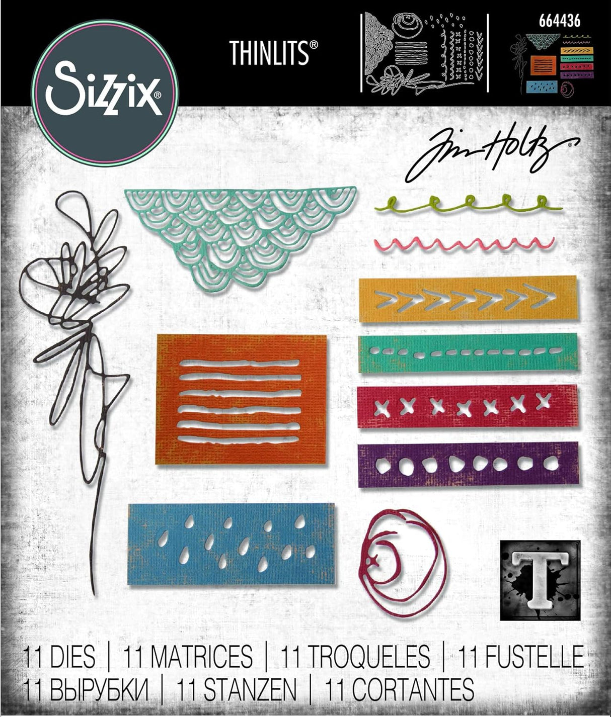 MATRIZ-TROQUEL THINLITS FORMAS SIZZIX
