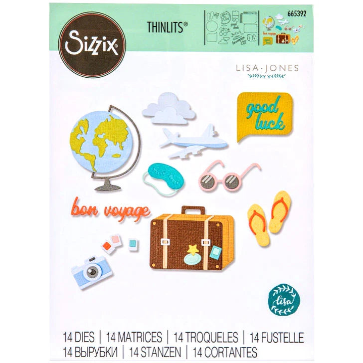 MATRIZ-TROQUEL THINILITS VIAJES SIZZIX