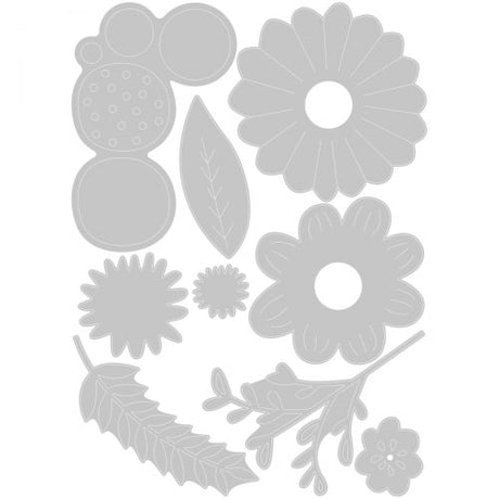 MATRIZ-TROQUEL TIPO THINLITS BOLD FLOWER SIZZIX