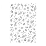 EMBOSSING FOLDER  3D HOJAS SIZZIX (PLANTILLAS DE RELIEVE)