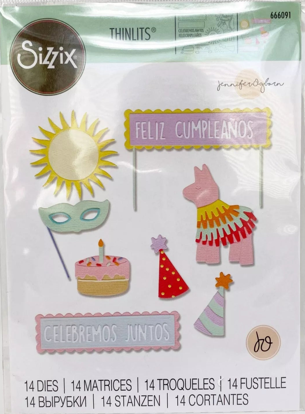 MATRIZ-TROQUEL THINILITS CELEBRACION SIZZIX