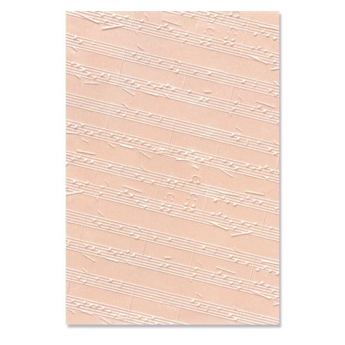 EMBOSSING FOLDER 3D MUSIC SIZZIX (PLANTILLAS DE RELIEVE)