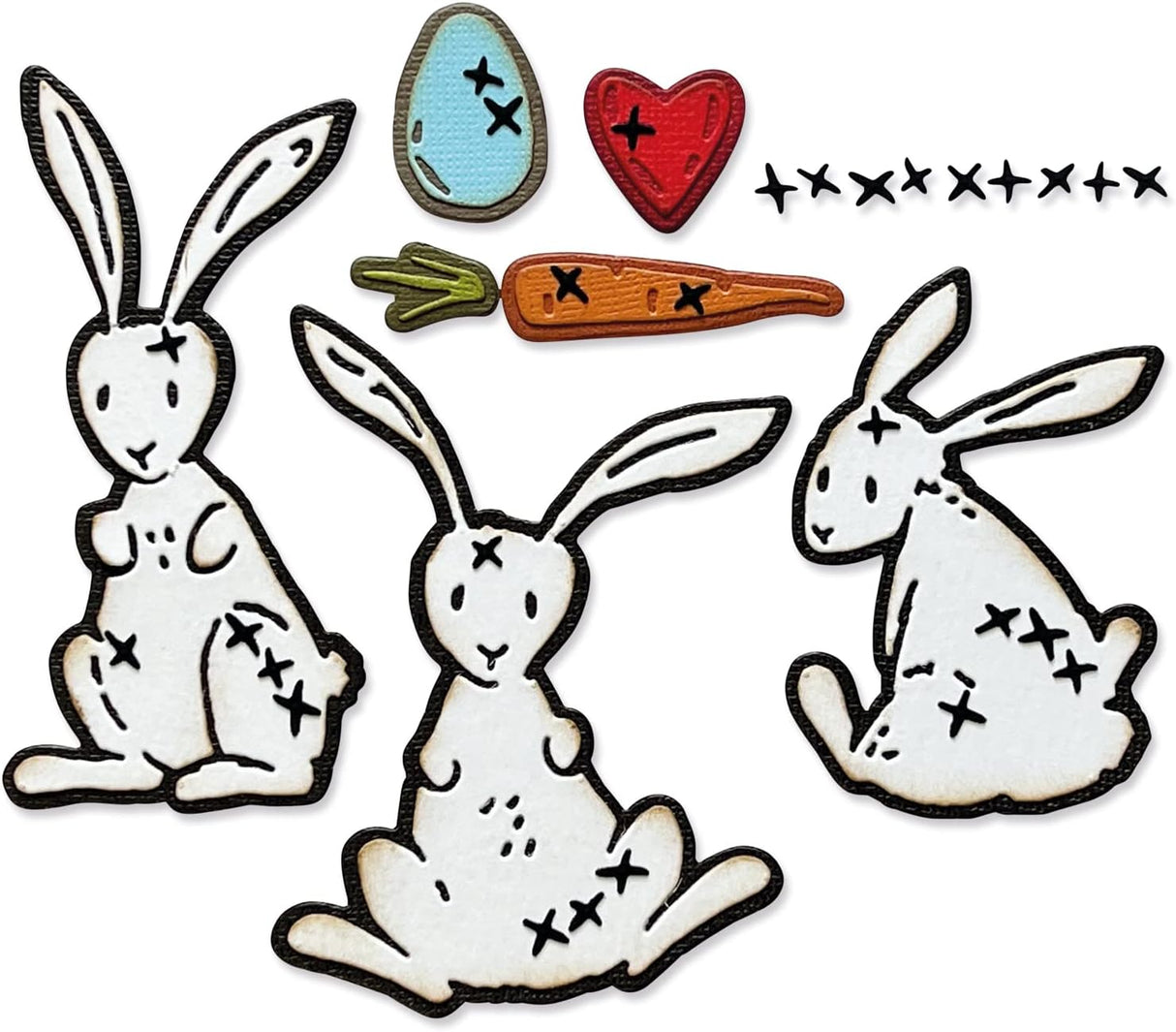 MATRIZ-TROQUEL CONEJO STITCH SIZZIX