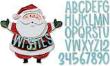 MATRIZ-TROQUEL THINILITS SANTA GREETINGS SIZZIX