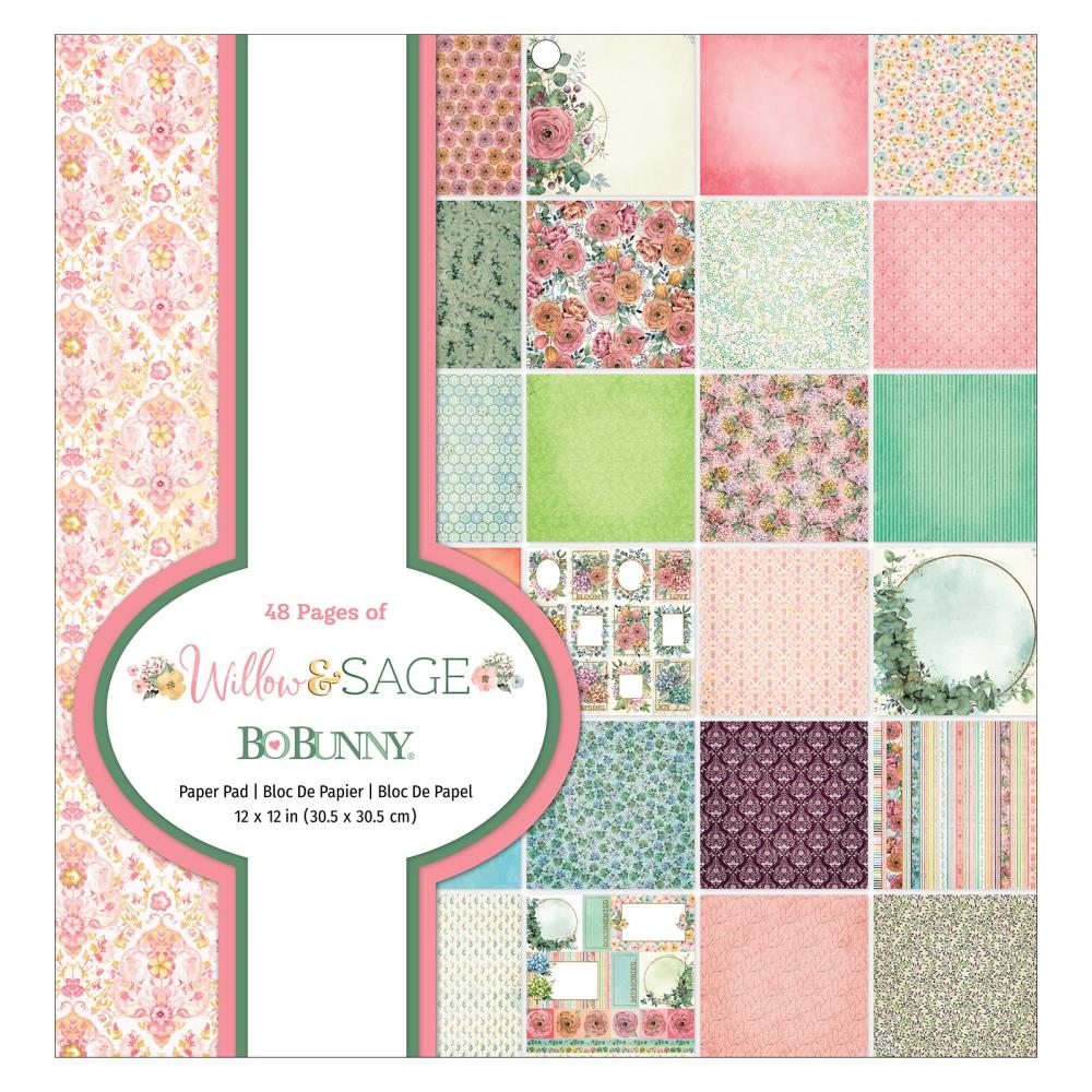 PACK DE PAPELES 30*30 CM WILLOW SAGE BOBUNNY