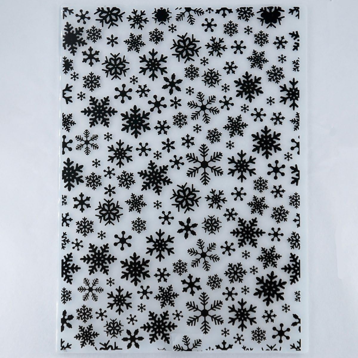 EMBOSSING FOLDER  A4 (TAMAÑO CARTA) COPO DE NIEVE KWAN CRAFTS