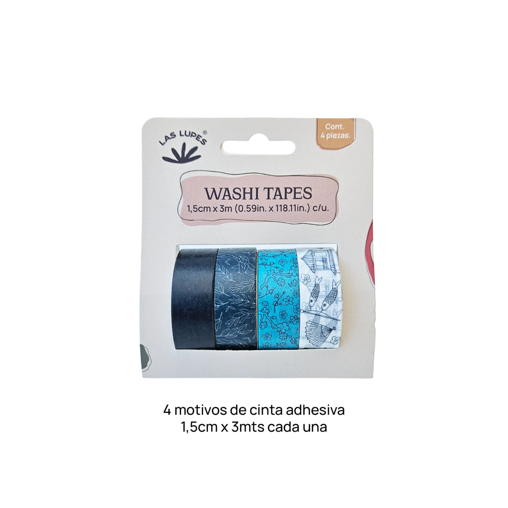 SET DE WASHI TAPE LAS LUPES