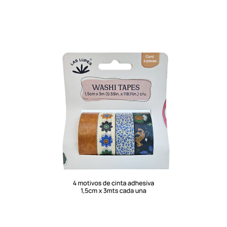 SET DE WASHI TAPE LAS LUPES