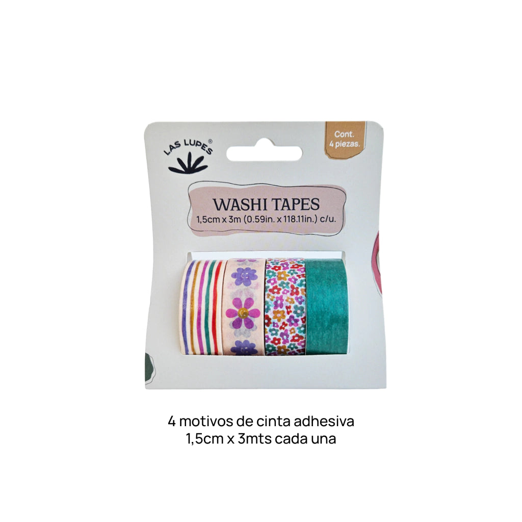SET DE WASHI TAPE LAS LUPES