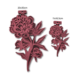 SELLO O TIMBRE FLORES CON 2 TAMANOS LAS LUPES