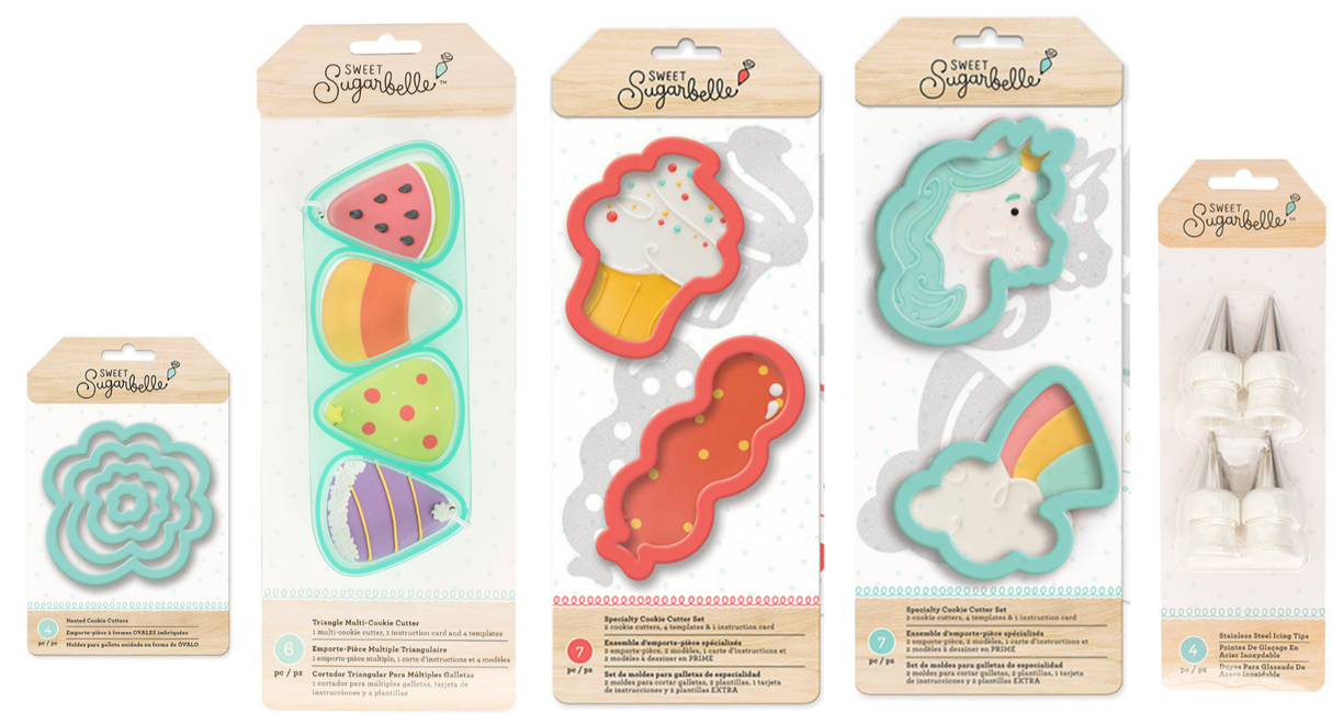 KIT DE CORTADORES DE GALLETAS SUGARBELLE