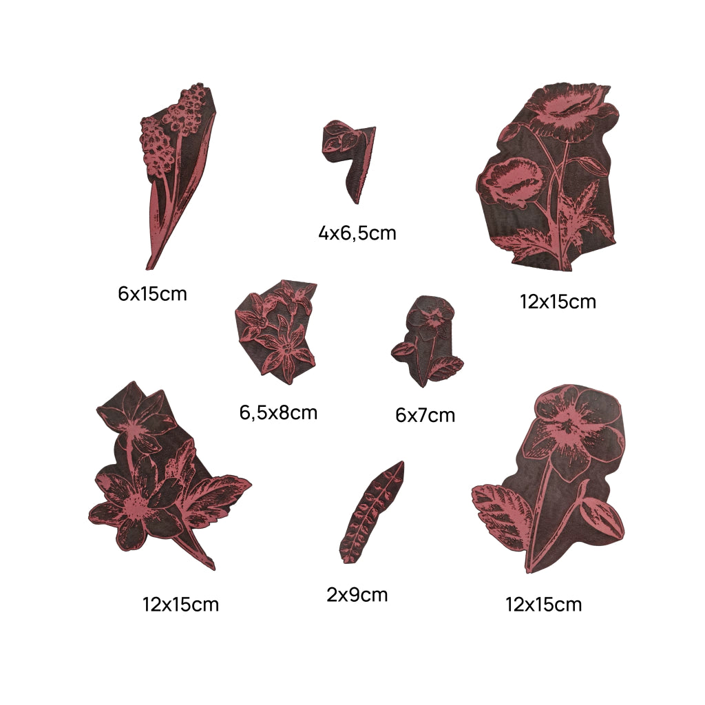 KIT DE TIMBRES o SELLOS LAS LUPES